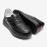 Pantofi piele dama FL963-1, Negru