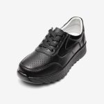 Pantofi piele dama FL963-1, Negru - imagine 6