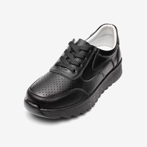 Pantofi piele dama FL963-1, Negru - imagine 6