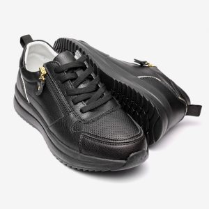 Pantofi piele dama FJ302-1, Negru