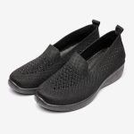 Pantofi dama plasa XY2887-1, Negru - imagine 6