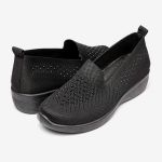 Pantofi dama plasa XY2887-1, Negru - imagine 5