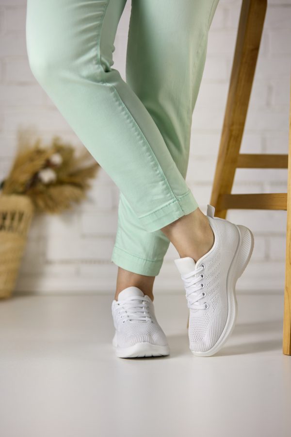 Pantofi sport dama  G05, Alb - imagine 2