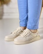 Pantofi piele dama FL967-3, Bej
