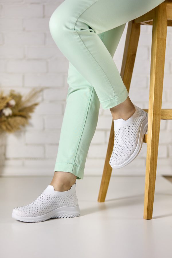 Pantofi sport dama  LL23156, Alb - imagine 3