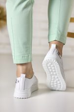 Pantofi piele dama FJ305-2, Alb - imagine 4