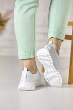 Pantofi piele dama JS703-2, Alb - imagine 4