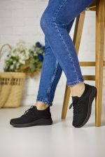 Pantofi sport dama  LL23189, Negru - imagine 2