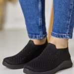 Pantofi sport dama  LL23156, Negru