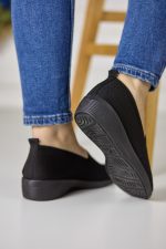 Pantofi dama plasa XY2888-1, Negru - imagine 4