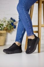 Pantofi sport dama W014319, Negru - imagine 2