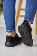 Pantofi sport dama W014319, Negru - imagine 4