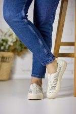 Pantofi piele dama JS705-3, Bej - imagine 3