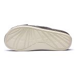 Papuci piele barbati Tellus 30-03, Maro - imagine 9