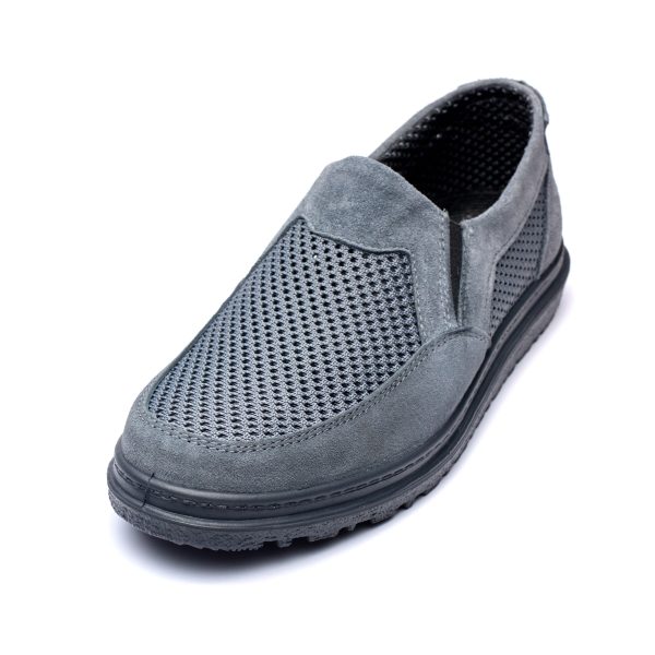 Sandale barbati Tellus 05-21, Gri - imagine 6