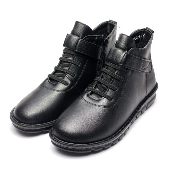 Ghete dama D302-1, Negru - imagine 2