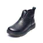 Ghete piele dama W043256, Negru - imagine 5