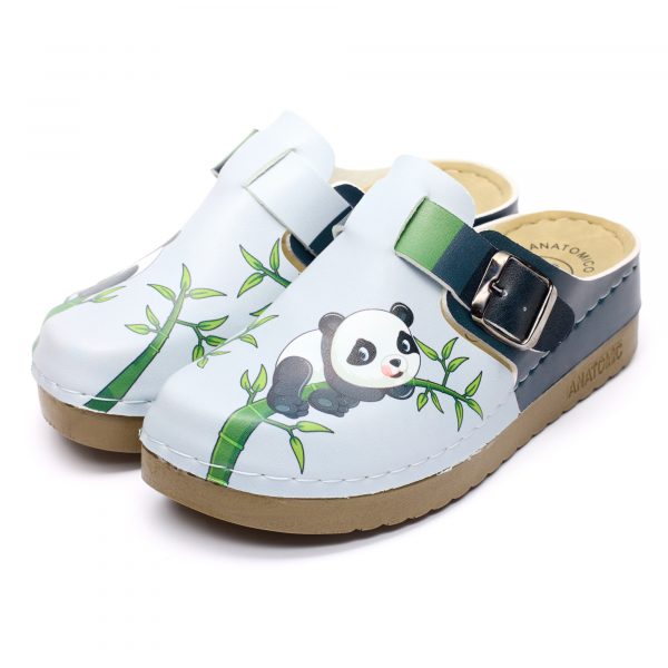 Saboti medicali dama 154212, Panda alb - imagine 2