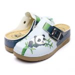 Saboti medicali dama 154212, Panda alb - imagine 3