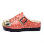 Saboti medicali dama 154726, Bufniţe roșu - imagine 4