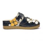 Saboti medicali dama 154950, Flori negru - imagine 6