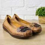 Pantofi piele dama W043309, Maro