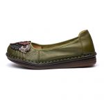 Pantofi piele dama W043309, Verde - imagine 5