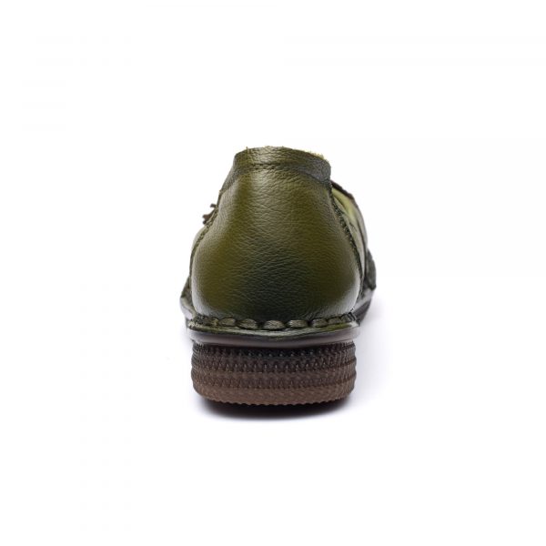 Pantofi piele dama W043309, Verde - imagine 8