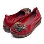 Pantofi piele dama W043309, Rosu - imagine 2