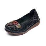 Pantofi piele dama W043309, Negru - imagine 6