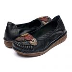 Pantofi piele dama W043309, Negru - imagine 2