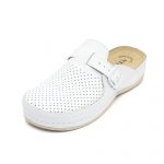 Saboti medicali piele dama "Tellus" 25-061, Alb - imagine 6