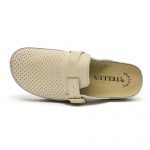 Saboti medicali piele dama "Tellus" 25-061, Bej - imagine 7