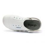 Saboti medicali Abeba premium din piele 7360, Alb - imagine 6