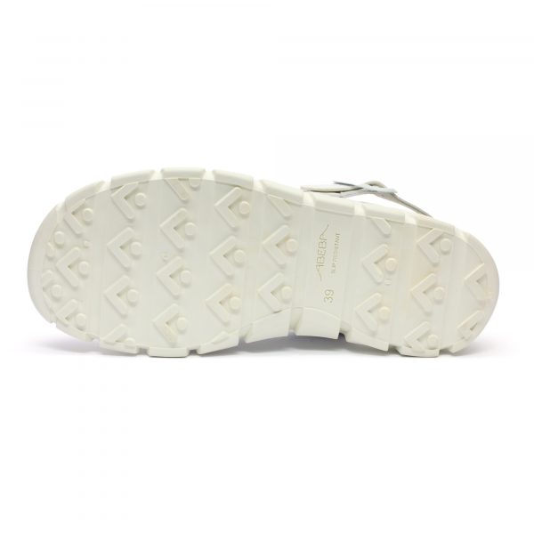 Saboti medicali Abeba premium din piele 7360, Alb - imagine 8