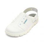 Saboti medicali Abeba premium din piele 7360, Alb