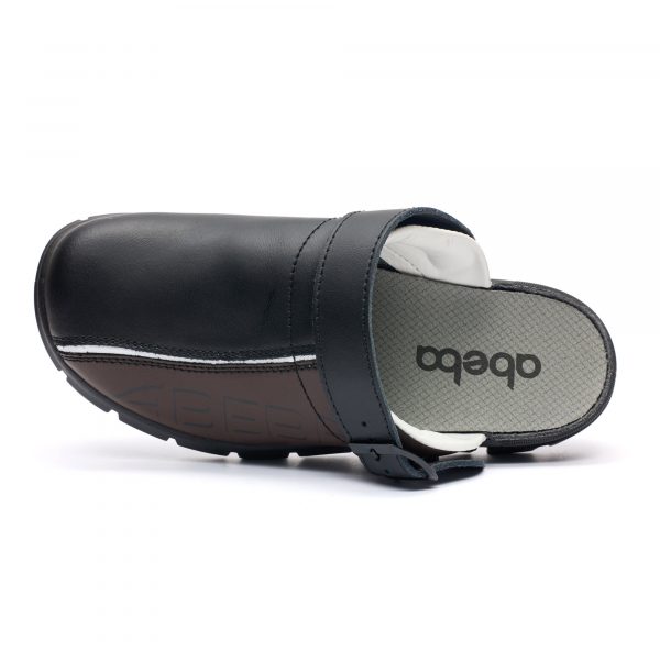 Saboti medicali Abeba premium din piele 7315B, Maro - imagine 6