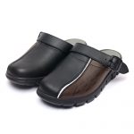 Saboti medicali Abeba premium din piele 7315B, Maro - imagine 2