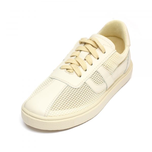 Pantofi sport piele Tellus 0001/3, Bej - imagine 6