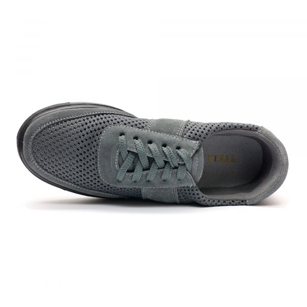 Pantofi piele barbati Tellus 00023, Gri - imagine 6