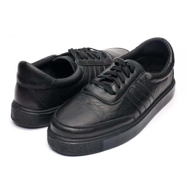 Pantofi piele barbati Tellus 00013, Negru - imagine 2