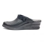 Saboti medicali piele “Tellus” 50-08/02, Negru - imagine 5