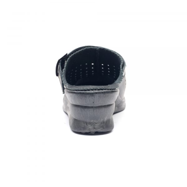 Saboti medicali piele “Tellus” 50-08/02, Negru - imagine 8