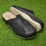 Saboti medicali piele dama "Tellus" 25-062, Negru