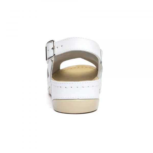 Sandale piele Tellus 25-060,Alb - imagine 8