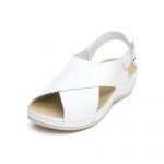 Sandale piele Tellus 25-060,Alb - imagine 6