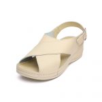 Sandale piele Tellus 25-060, Bej - imagine 6