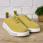 Pantofi sport dama W595033, Galben