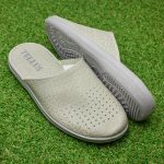 Papuci barbati Tellus 52-13, gri deschis