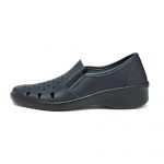 Pantofi piele Tellus 02-13, Albastru - imagine 4